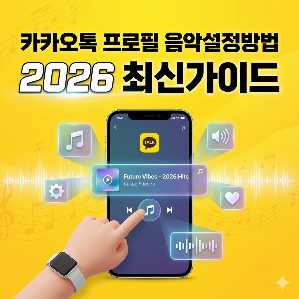 카카오톡 프로필 음악설정 방법 20 26최신가이드