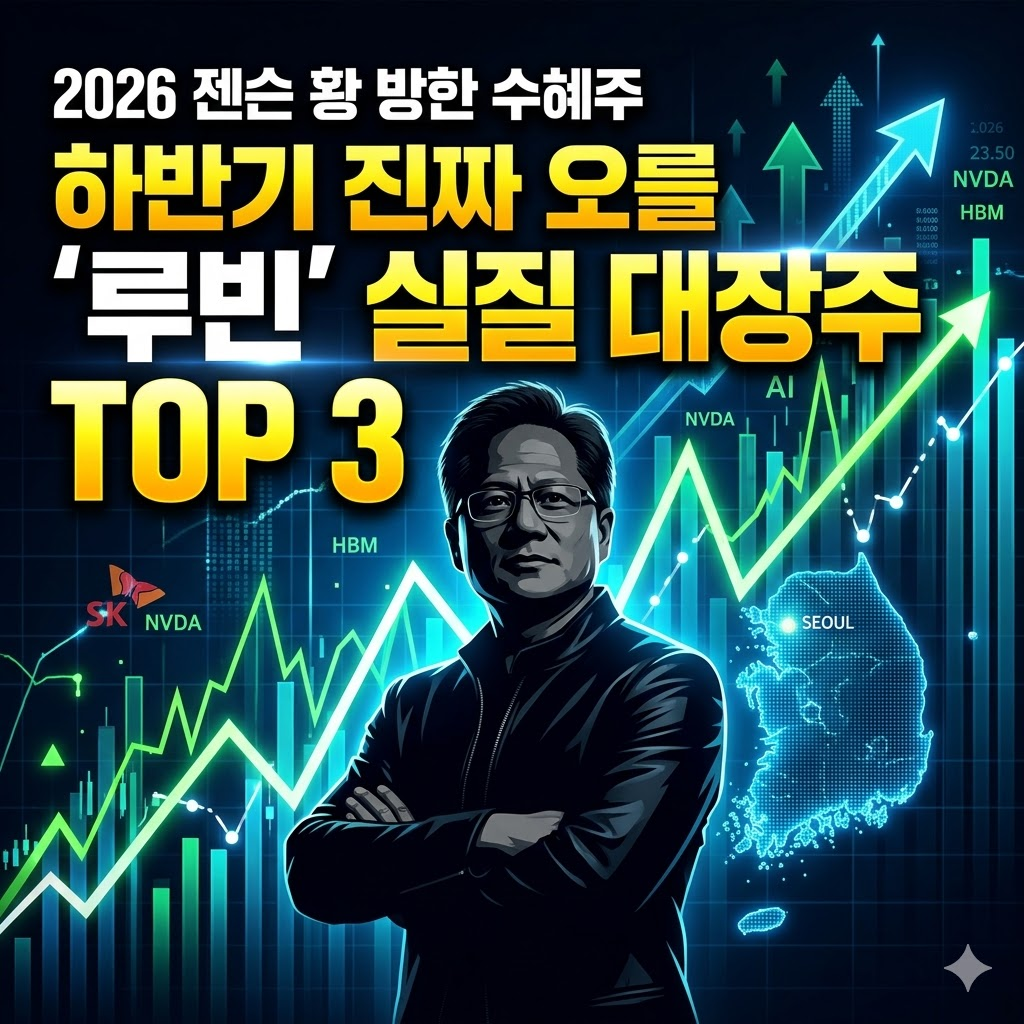  2026 젠슨 황 방한 및 엔비디아 베라 루빈 수혜주 주가 전망 분석