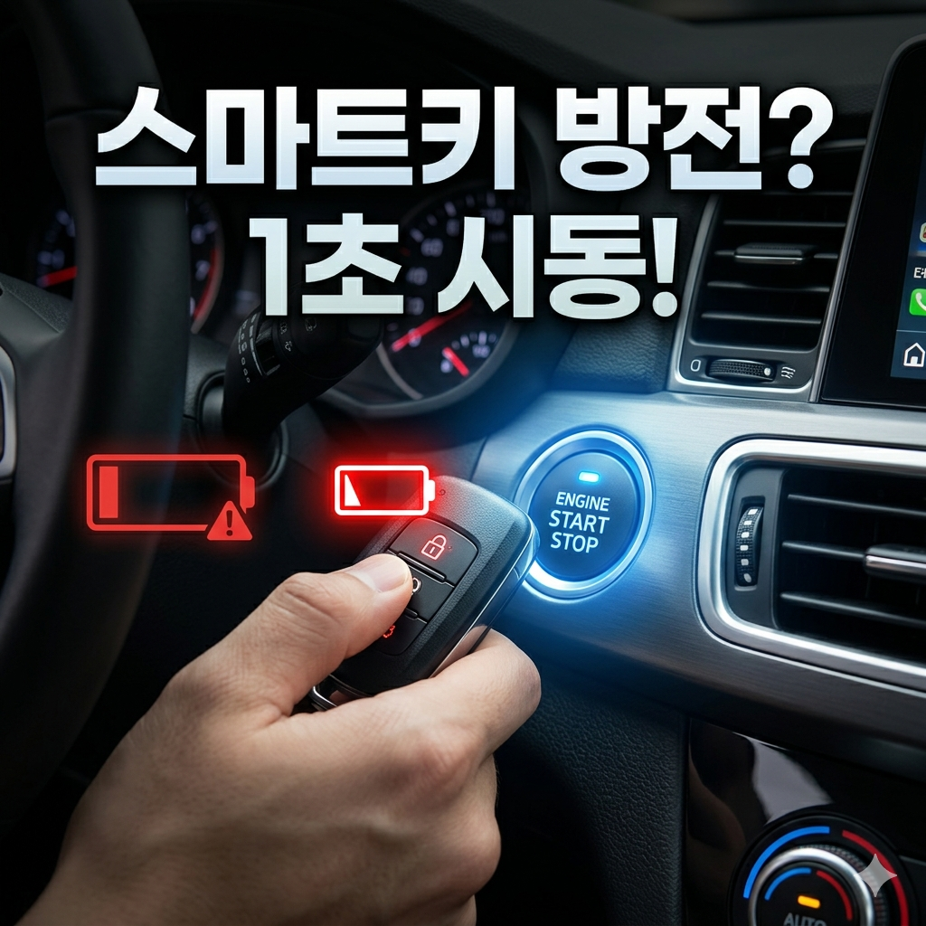 자동차 스마트키 배터리 없을때 시동 거는법 (건전지 규격 총정리)썸네일