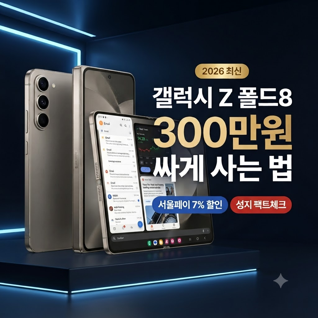 2026년 최신 갤럭시 Z 폴드8 울트라 싸게 사는 법 및 사전예약 혜택 썸네일